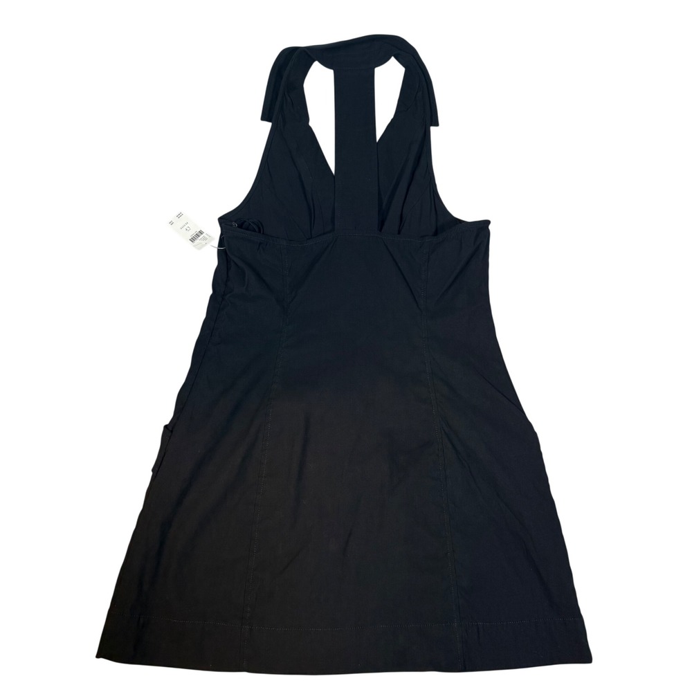 NWT Maeve Anthropologie Lined Linen Blend Halter Mini Dress Side Zip Size LP - Picture 8 of 16